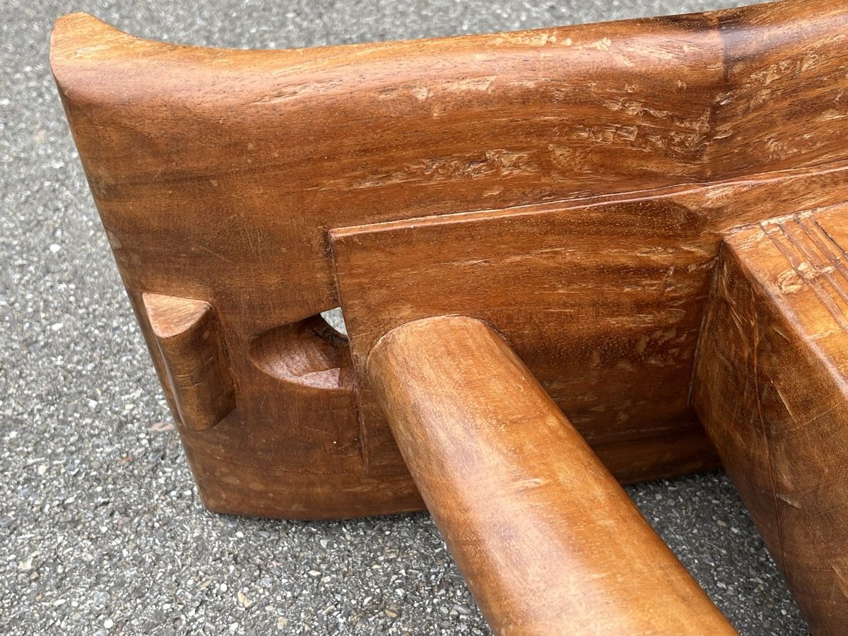 Tabourets: Vintage Ashanti-Hocker aus Ghana – D'occasion à Horgen par Grizzly83 7