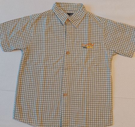 Sommerliches Jungenhemd Gr. 122/128 kariert