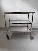 SERVIERWAGEN Industrie Hi-Fi-Möbel Edelstahl Beistelltisch