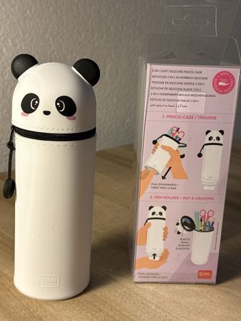 Panda Stift Tasche und Halter 2 in 1