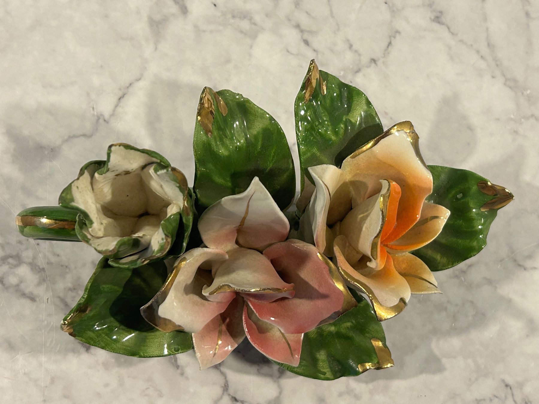 Portacandele: Kerzenständer Vintage Blumenarrangement – Usato da Basel venduto da toy_t8bb 3