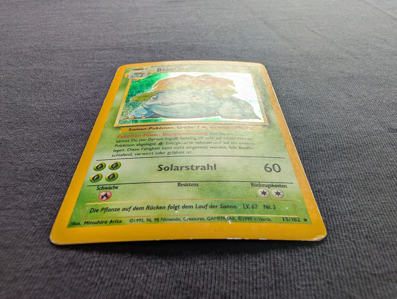Pokémon Carte collezionabili: Bisaflor Holo - Basis Set – Usato da Auenstein venduto da Smoyan 2