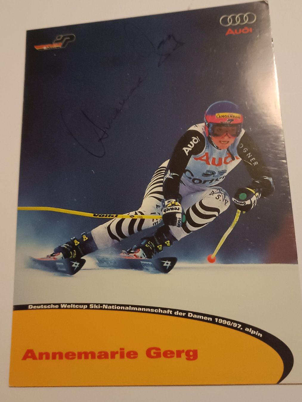 Autografi: Annemarie Gerg  - handsigniert – Usato da Menziken venduto da Artographs