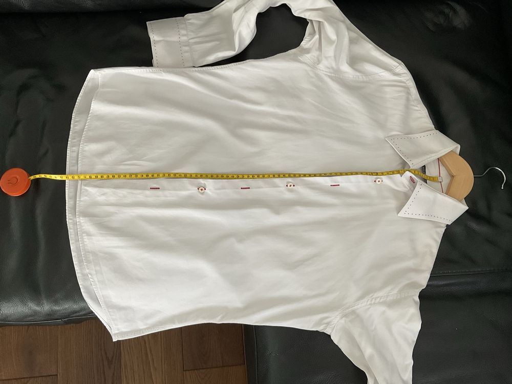 Chemises: Chemise blanche Lucas Delli, taille L 41/42- État impeccable – D'occasion à Cressier FR par M-I-M 2