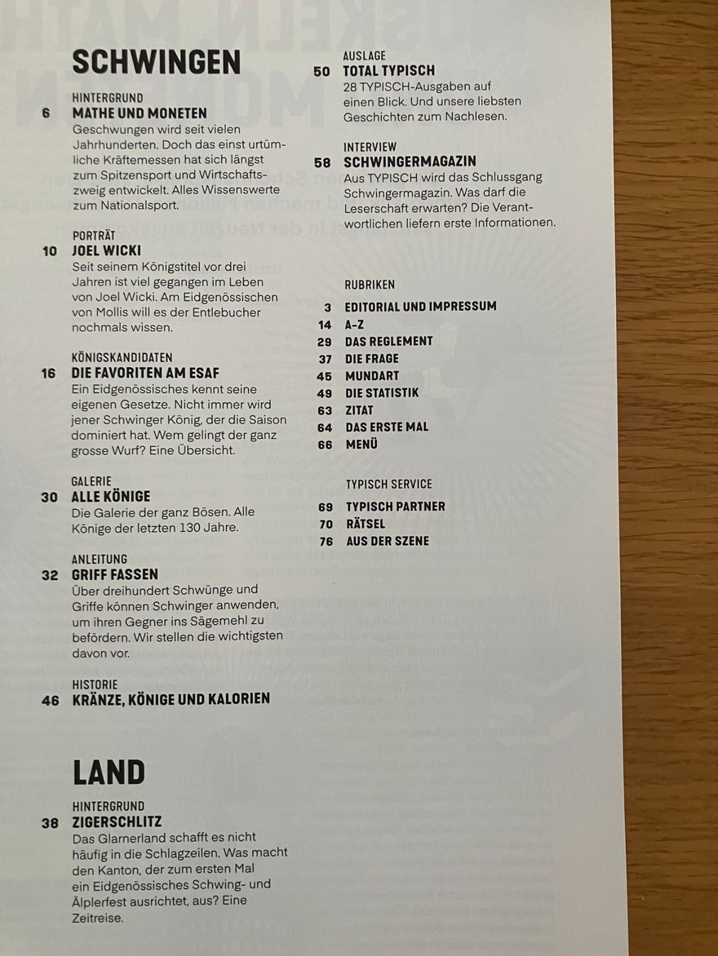 Riviste & Magazine: Typisch – Nuovo (secondo la descrizione) da Richterswil venduto da solalex 1