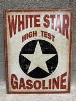 White Star Gasolin Benzin Werbung Reklame Classic