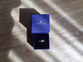 Swarovski  Fingerring Naughty, Feder, Schwarz, Roségold