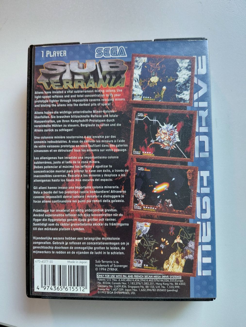 Giochi: Sub Terrania (Mega Drive) – Usato da Uezwil venduto da -Retrogames- 1