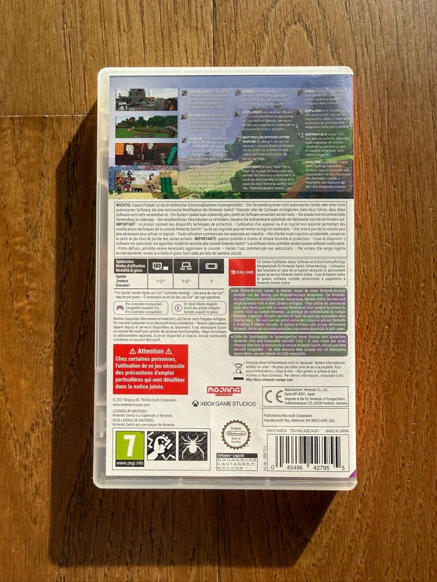 Nintendo Giochi: Minecraft / Nintendo Switch  – Usato da Läufelfingen venduto da Seraphim13 1