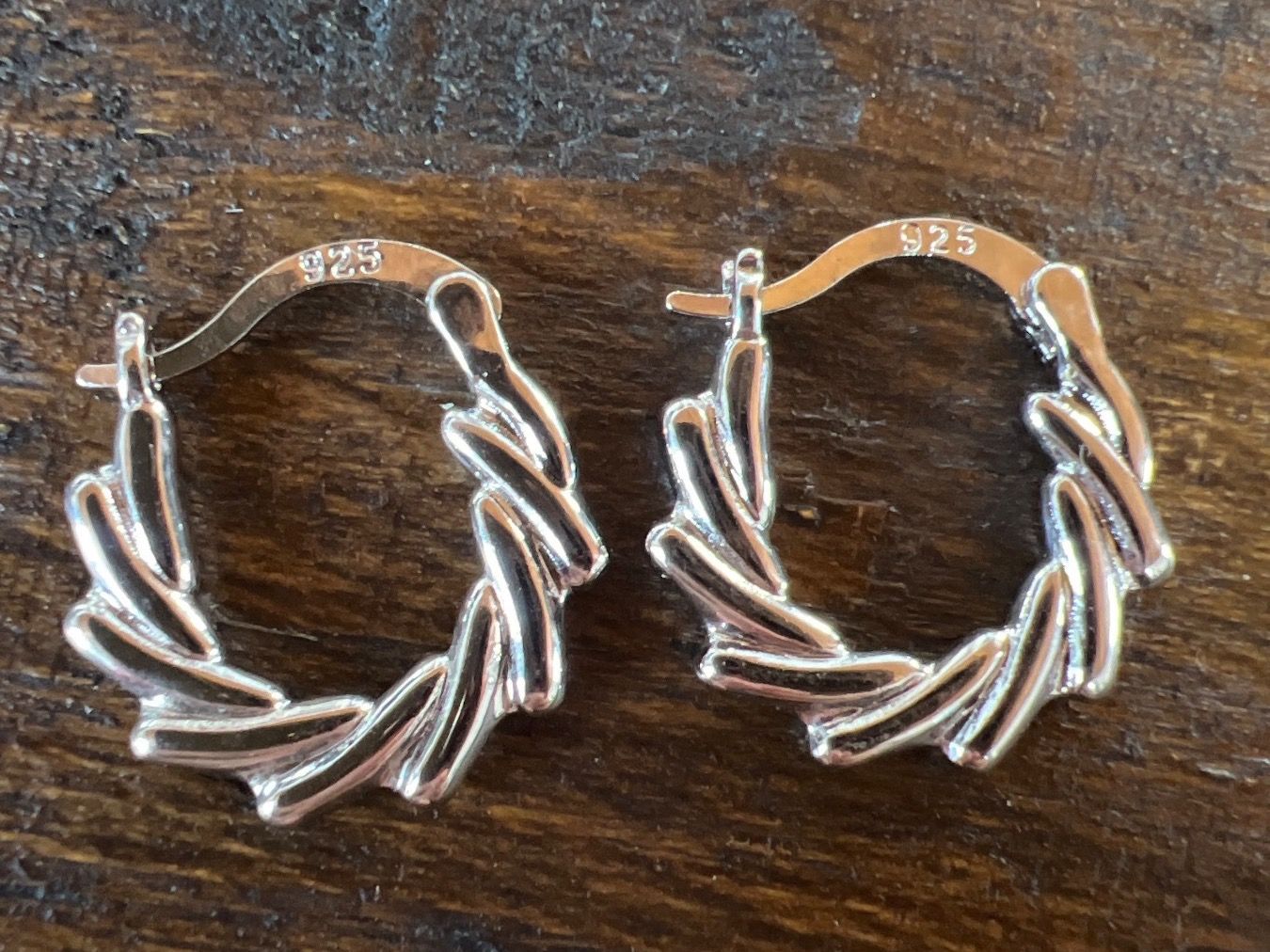 Ohrringe & -stecker: Creolen 925 Silber – Gebraucht aus Niederuzwil von