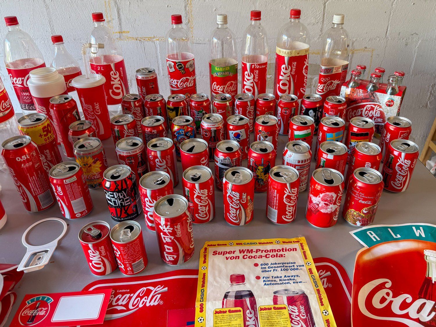 Coca-Cola Altro in Stoviglie & Bicchieri: Coca-Cola Sammlung: Flaschen, Dosen & Banner – Usato da Bülach venduto da sabrista 2