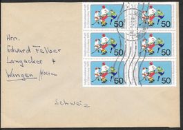 Deutschland Bedarfsbrief 835 Eishockey WM Deutschland 1975
