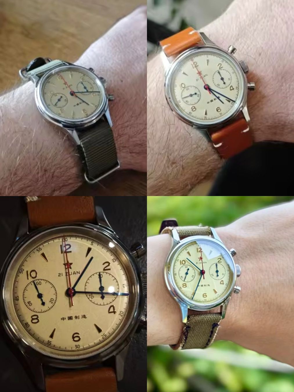 Orologi: Red Star 1963 Chronograph 38mm Saphirglas – Nuovo e nell'imballaggio originale da Suhr venduto da sjay.Cv 1