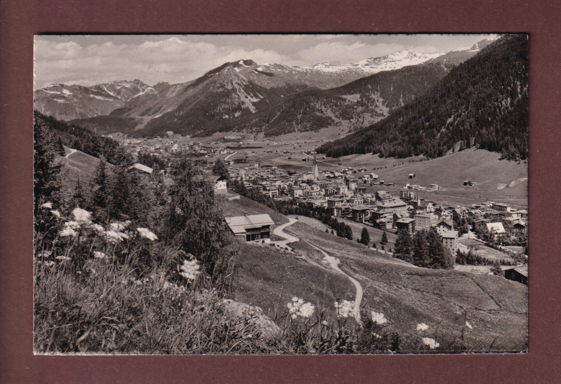 Ansichtskarten: DAVOS - 1947 – Gebraucht aus Pully von nicecards-shop