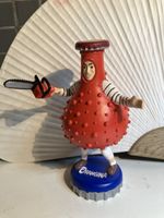 Figurine Orangina Vintage Tronçonneuse 17cm Rare!