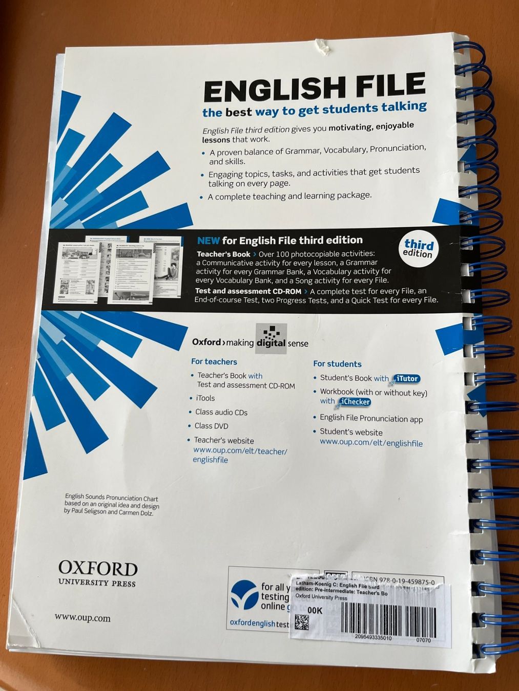Libri: English Pre Intermediate Teachers Book – Usato da Baar venduto da Amarillis3 2