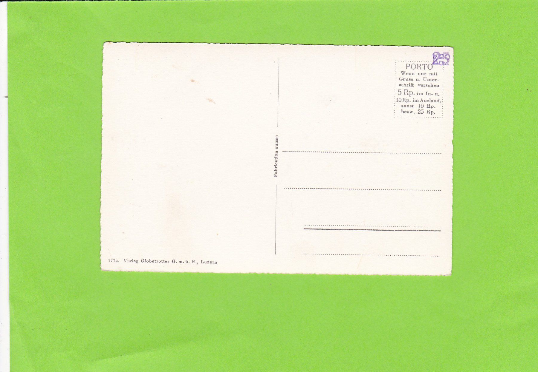 Cartoline postali: Bürgenstock-Känzeli – Usato da St. Peterzell venduto da neckertal 1