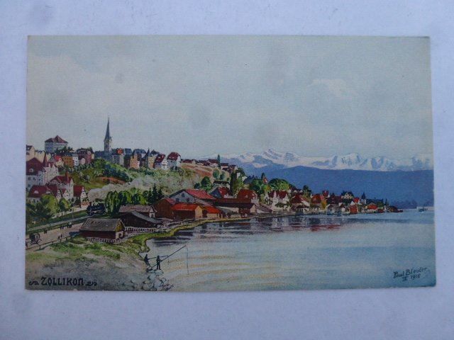 Cartoline postali: Ansichtskarte Zollikon am See – Usato da Walkringen venduto da Casablanca777