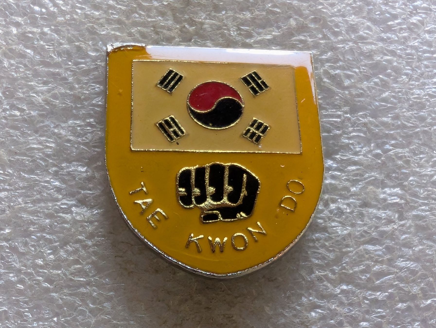 Placchette & Badge: Ansteckpin 186: Tae Kwon Do – Usato da Oppligen venduto da Pin-Fall-Shop