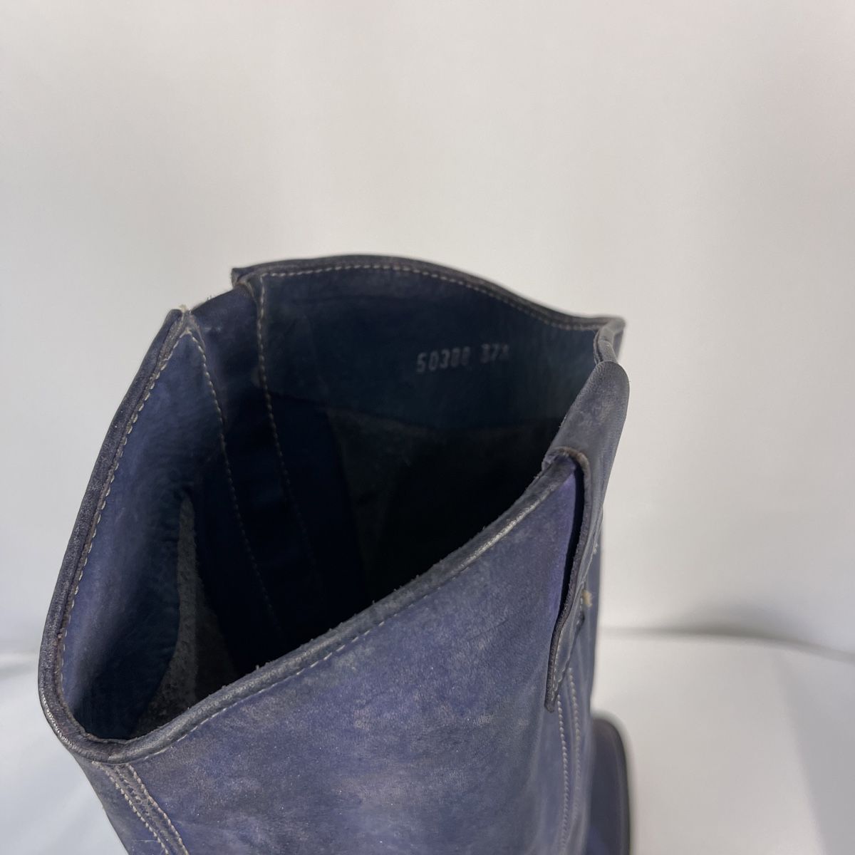 Scarpe da donna: SHOTO Blue Leather Boots – Usato da Freienbach venduto da Avviivva_Shop 5