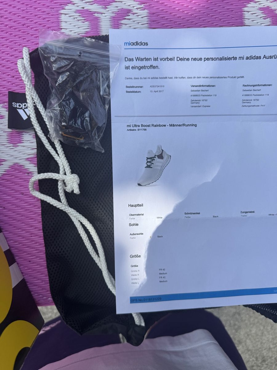 Herrenschuhe: Adidas Ultra Boost mi Rainbow – Neu (gemäss Beschreibung) aus St. Gallen von Bushido_83 2