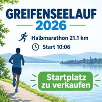 Greifenseelauf 21.1km Halbmarathon Startplatz