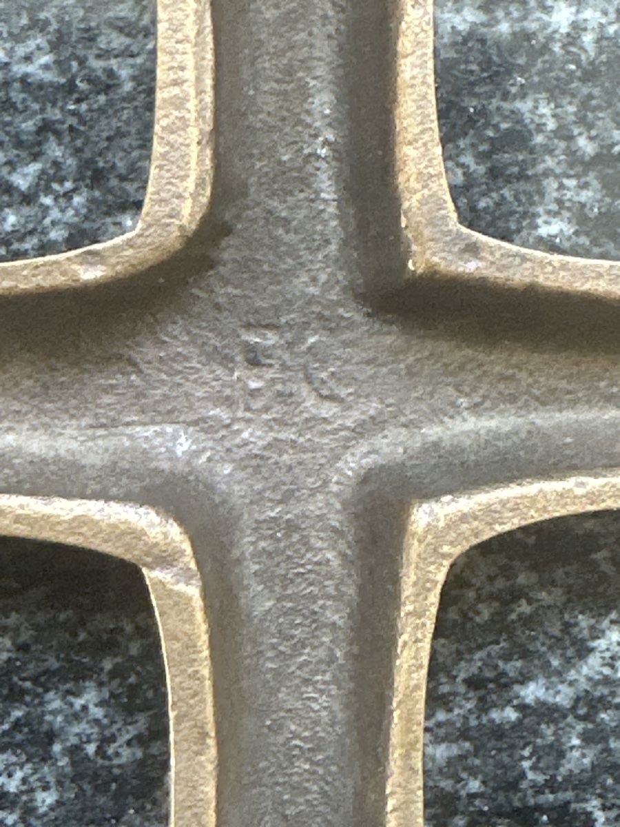 Sculture & Statue: Wandkreuz Bronze oder Messing Kreuz Vintage Deko 17 cm – Usato da Zürich venduto da Chaeffeler 4