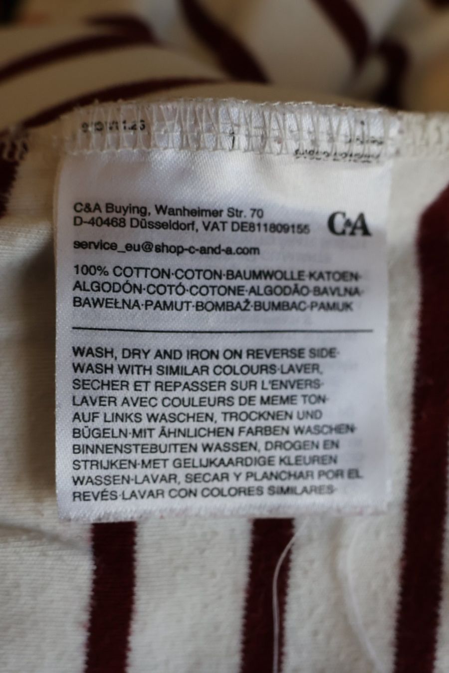 C&A T-Shirts: Gestreiftes T-Shirt von C&A – Gebraucht aus Winterthur von jul_v9wx 3