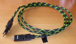 hama HDMI Kabel Stecker verstellbar, 2.15 m lang neu