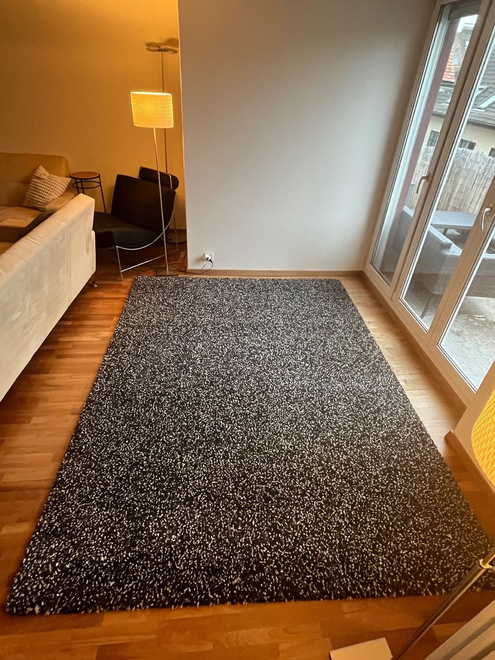Ikea Tappeti: Schwarzer/weiss/braun melierter Teppich – Usato da Zürich venduto da ens_29qw