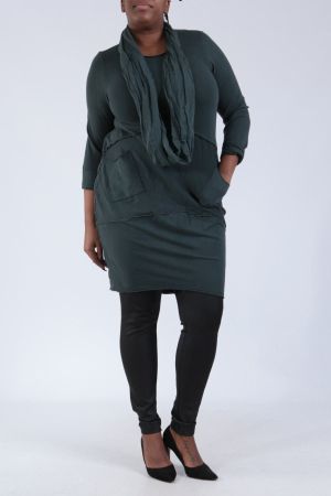 Sweatshirtkleid Schal - ca. Grösse 42/44
