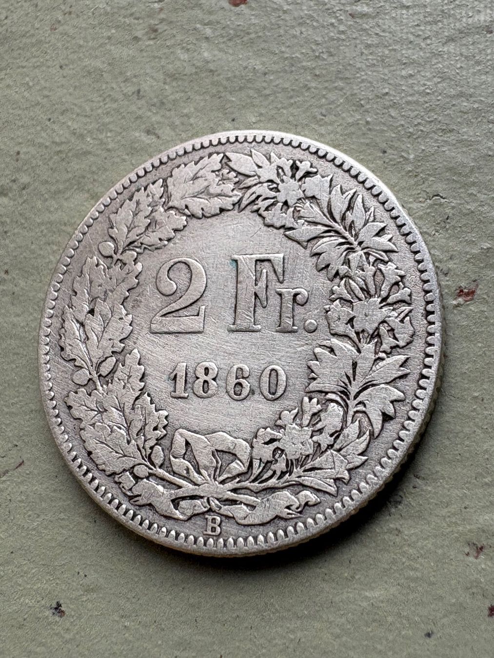 Toutes les monnaies: Schweiz 2 Franken 1860 ab 1.- Silber – D'occasion à Zürich par mysilvercoin 2