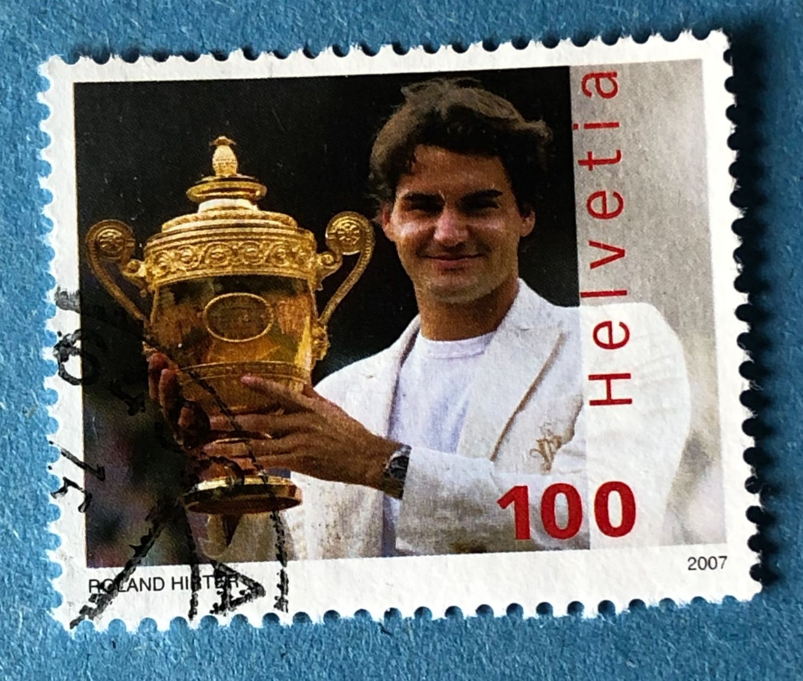 Alle Briefmarken: Nr.1229 GESTEMPELT Roger Federer 2007   – Gebraucht aus Aarau von Billa007