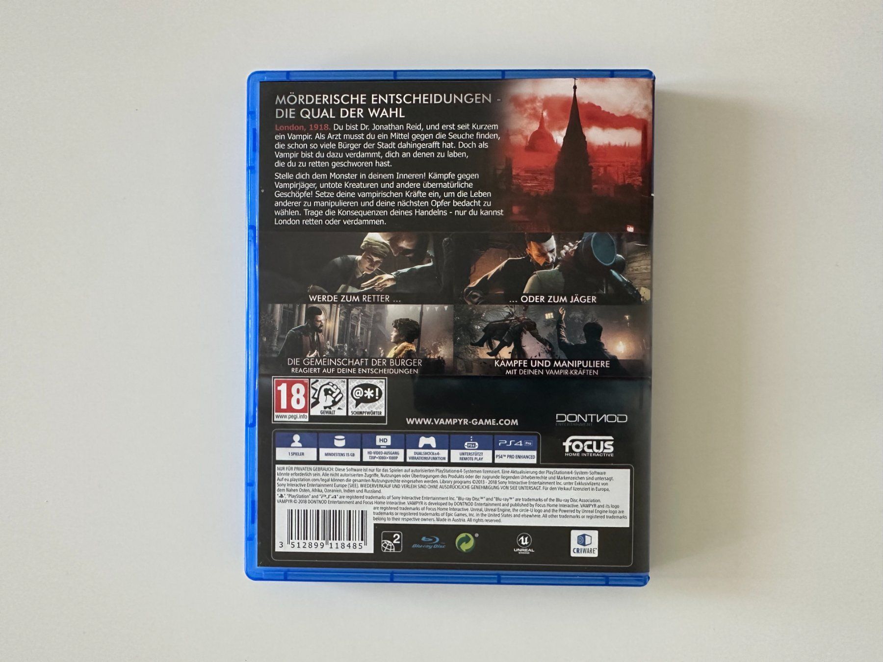 Sony Giochi: Vampyr, Sony Playstation 4, PS4, PS5 – Nuovo (secondo la descrizione) da Couvet venduto da nay_prh5 2