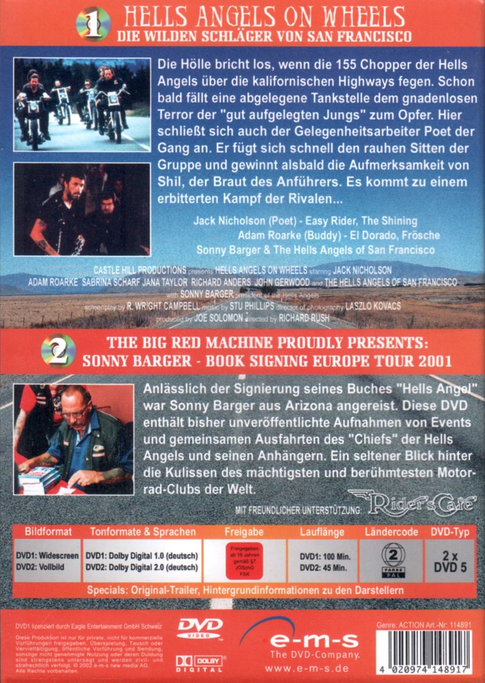 Alle DVDs: DVD: Hells Angels on Wheels (mit: Jack Nicholson) – Gebraucht aus Tägerig von fil_f8k6 1