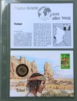 Münzbrief Tschad 🇷🇴 1990