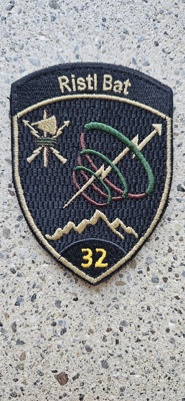 Schweizer Armee Placchette & Badge: *** Badge Ristl Bat 32 *** – Nuovo (secondo la descrizione) da Riedholz venduto da fr_sIruP