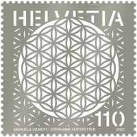 💥Briefmarke CHF 1.10 «Blume des Lebens» - postfrisch