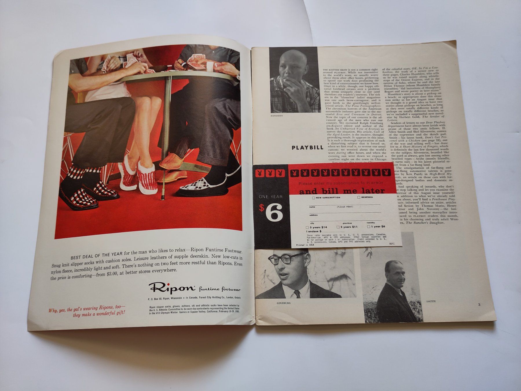 Revues & Magazines: Playboy Magazin August 1959 – D'occasion à Schaffhausen par RolfMeister 1