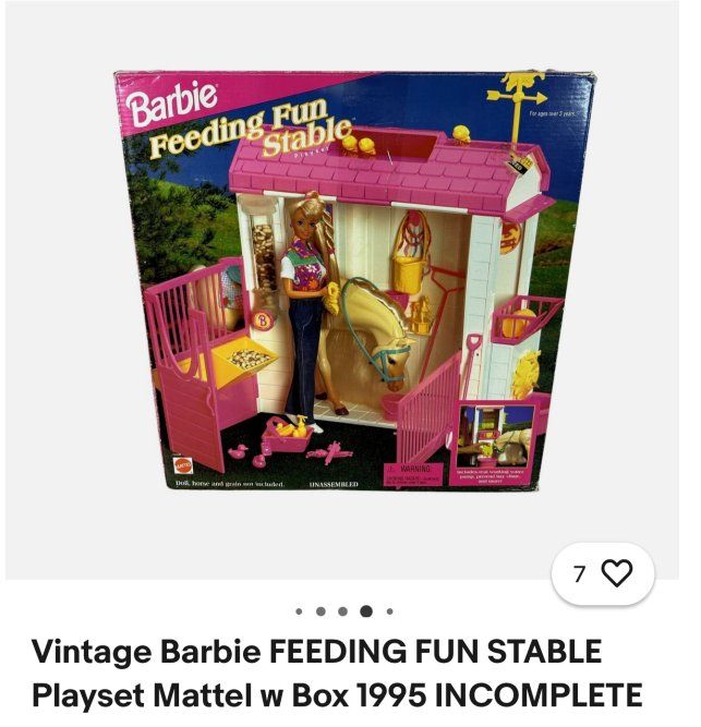 Giocattoli: Barbie Pferdestall Feeding Fun Stable – Usato da Würenlos venduto da CaSteSeNievis 3