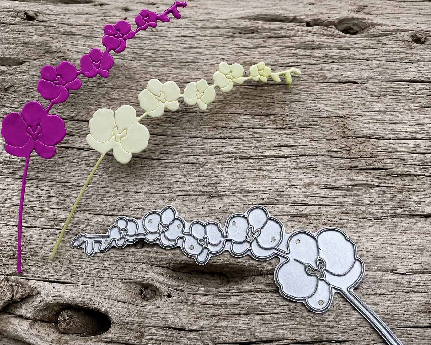 Schablonen: Neue Stanzschablone Orchideenzweig – Neu und originalverpackt aus Effretikon von wenuss 1