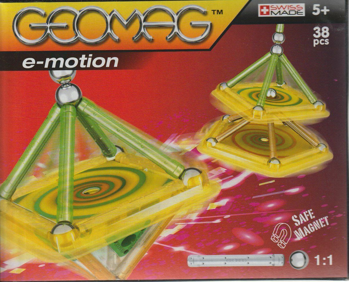 Geomag Spielzeuge: GEOMAG E-MOTION 38 pieces Magnetic construction toy Item 033 – Neu und originalverpackt aus Vezia von Aquarius_Age