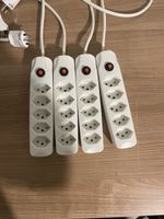 4x Mehrfachsteckdosen mit Schalter - Top Zustand!