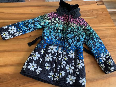 DESIGUAL Traum kunterbunte Winterjacke Gr. 146/152 NWT