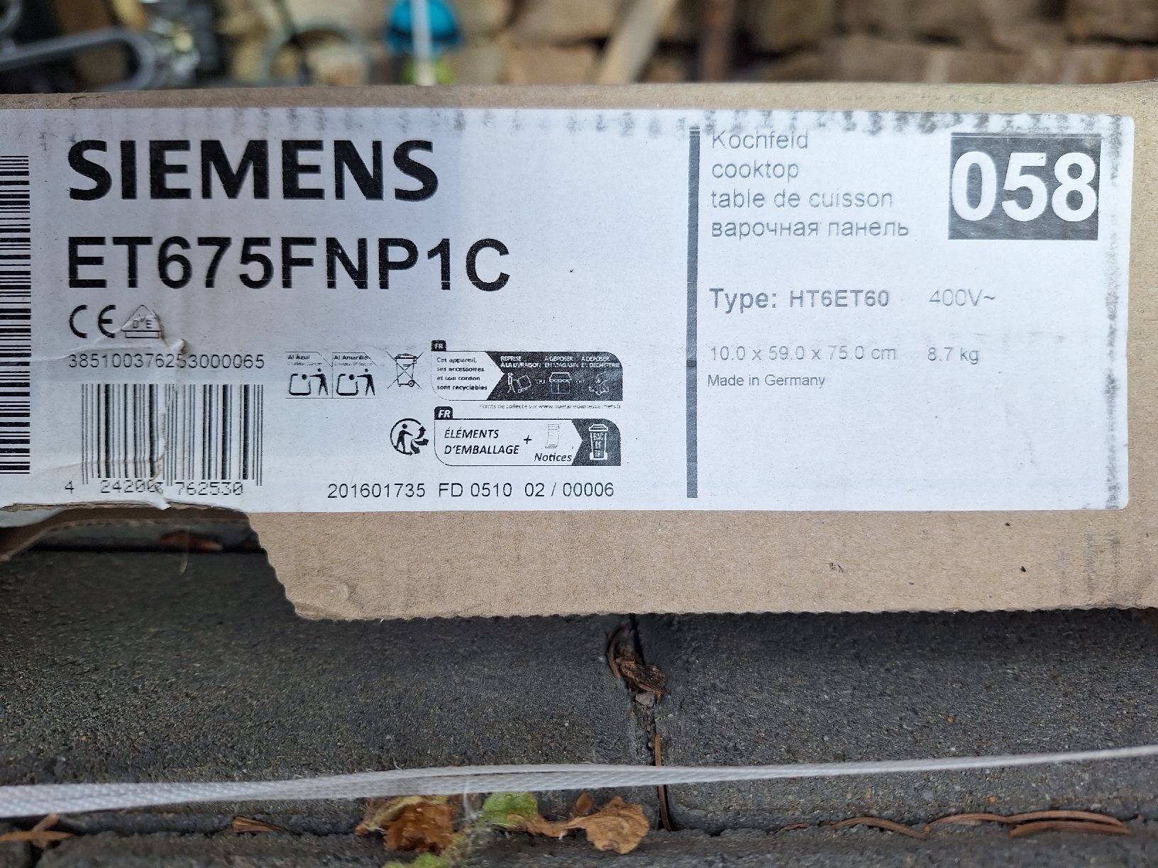 Siemens Cucine: Plaque vitrocéramique  Siemens – Difettoso da vendlincourt venduto da keme
