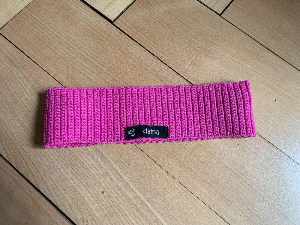 Kaschmir Stirnband für Damen in Alt Rosa – Fashion