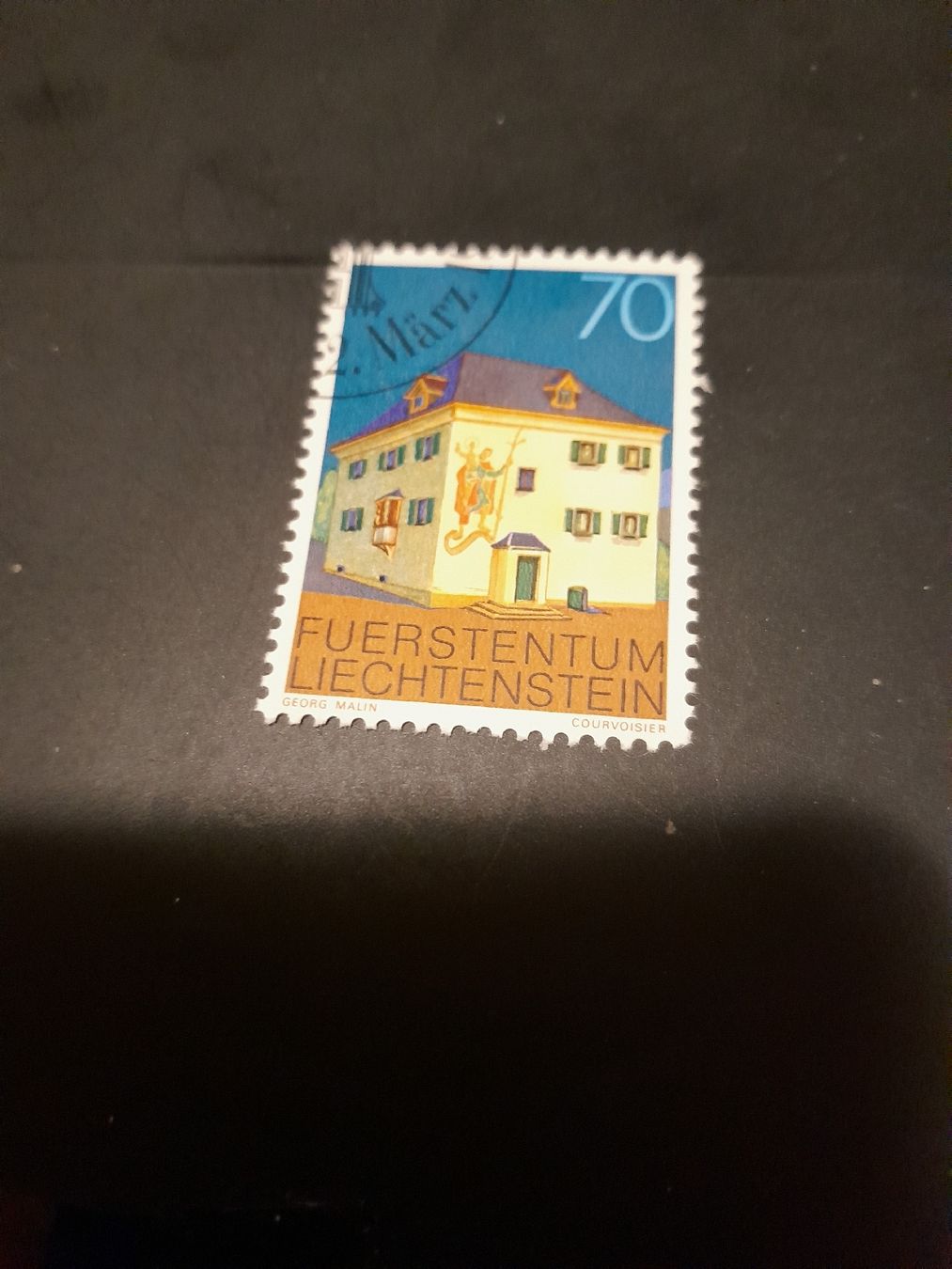 Tous les timbres: Timbre Liechtenstein 70c - Mars - Etat Impeccable! – D'occasion à Marly par globetrotter1723