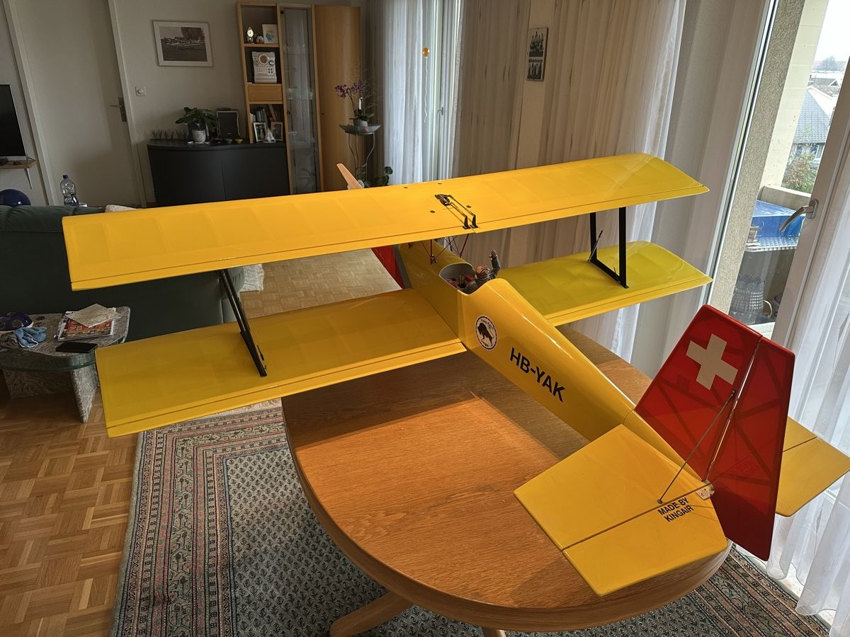 Modellismo RC: Doppeldecker HB-YAK – Usato da Erlinsbach SO venduto da Laserexp74 1