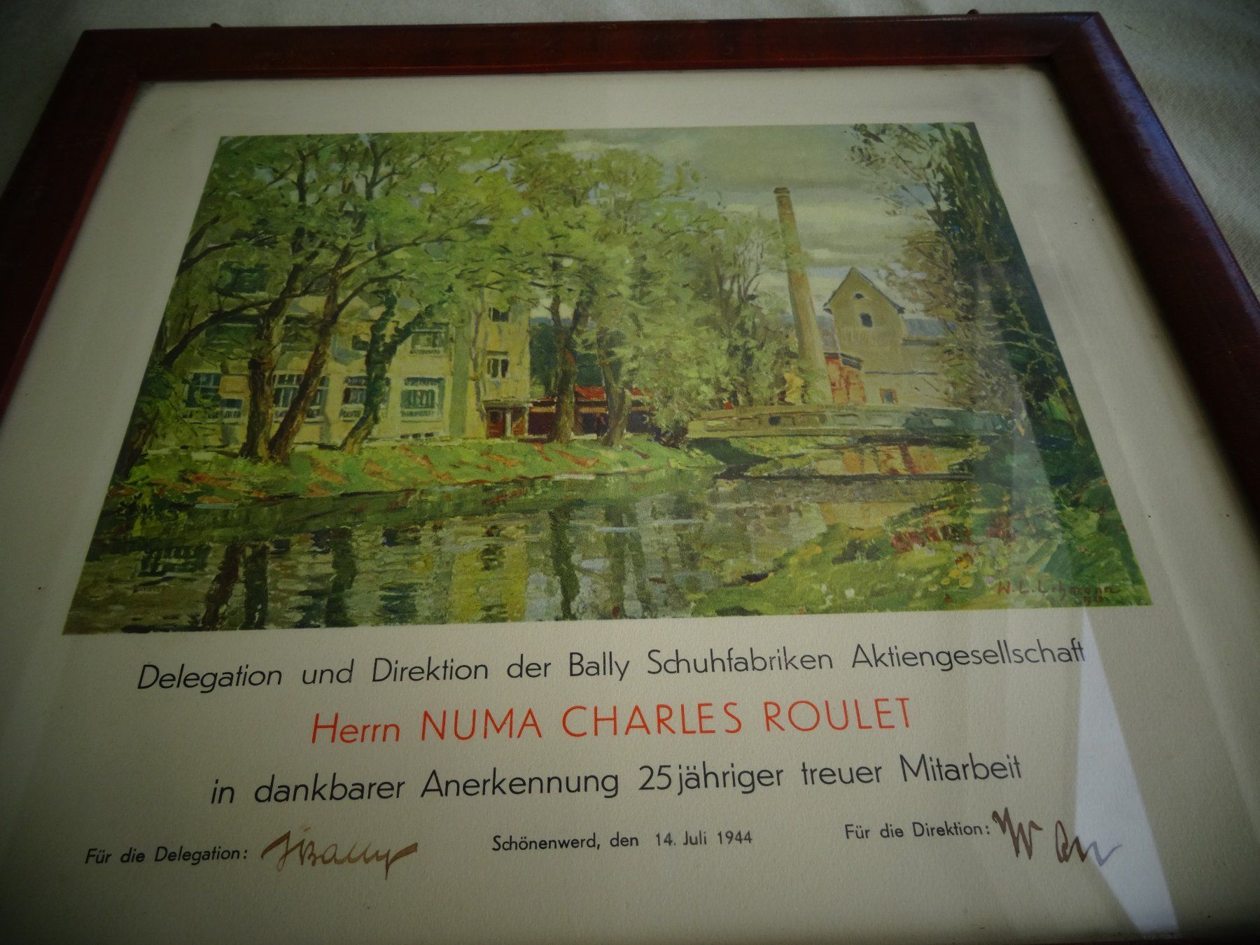 Bilderrahmen: Alter Bilderrahmen könnte ein Aquarell sein – Gebraucht aus Neerach von jenny062 3