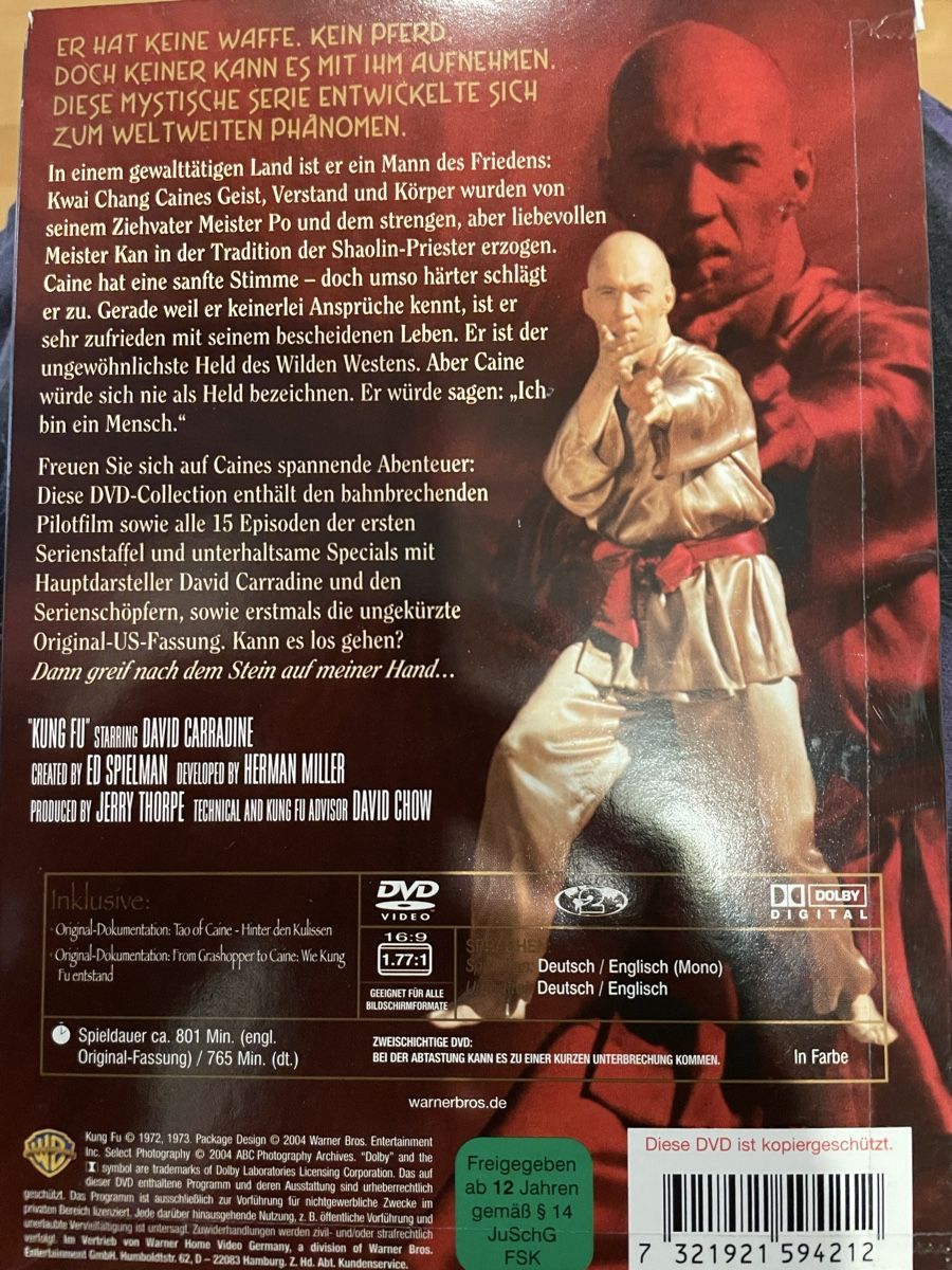 Tutti i DVDs: DVD Kung Fu 1. Staffel Komplett – Usato da bauma venduto da Feldi1876 2